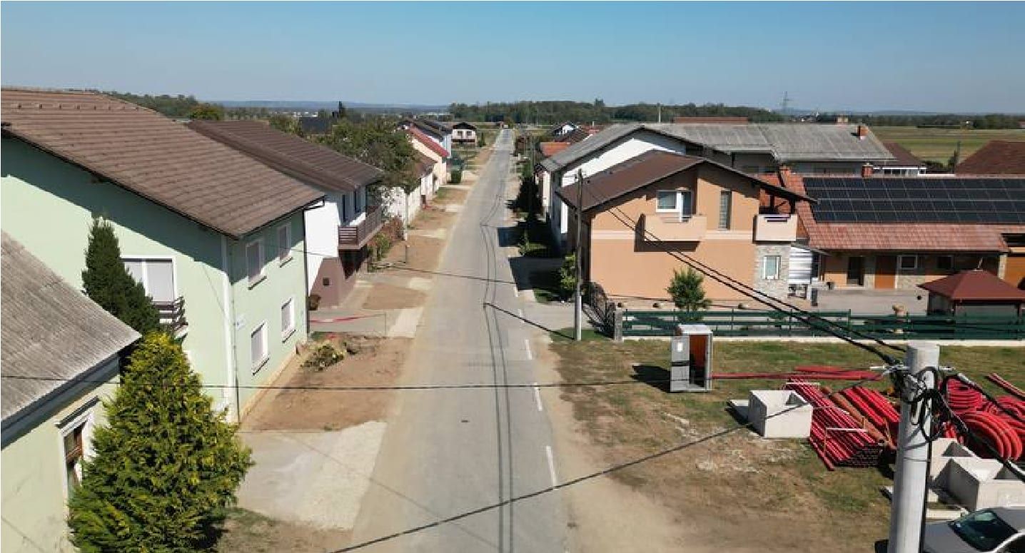 Gradnja kolesarske steze v Satahovcih